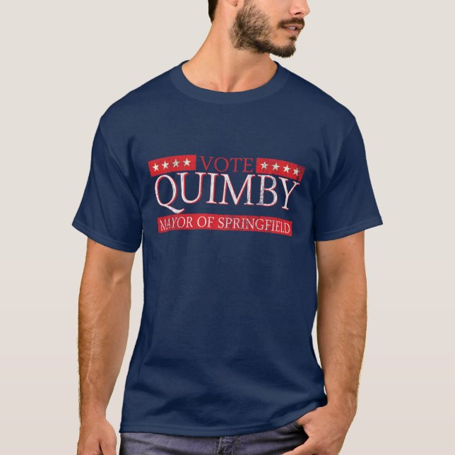 Rösta för borgmästare Quimby Tröja (Framsida)
