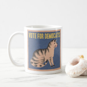 Rösta för Democats Kaffemugg