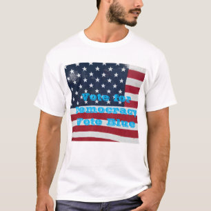 Rösta för demokrati t shirt