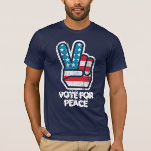 Rösta för den fredRon Paul skjortan T-shirt