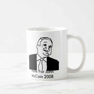 Rösta för den John McCain muggen Kaffemugg