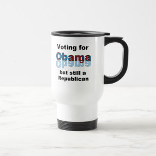 Rösta för denObama travel mug Resemugg