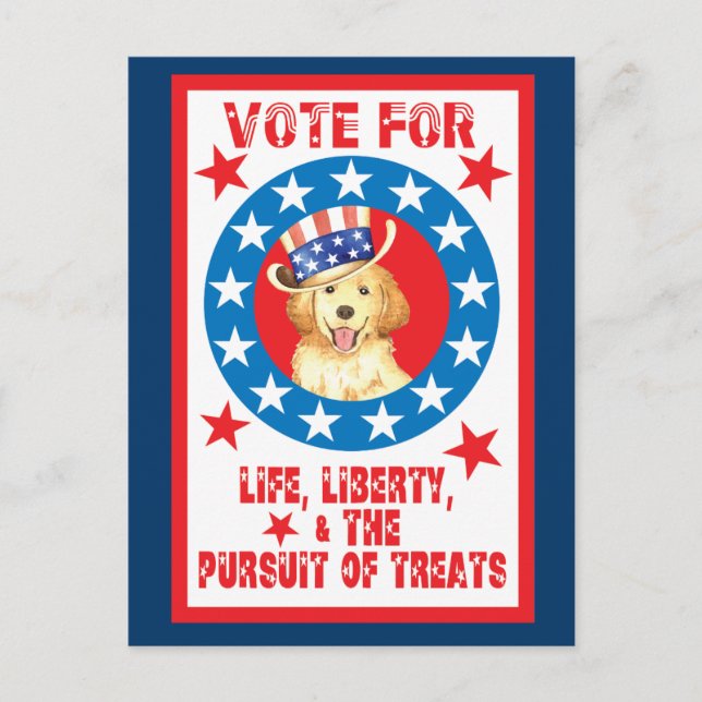 Rösta för Golden Vykort (Framsida)