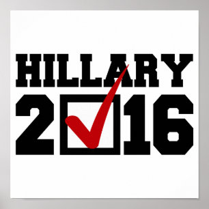 RÖSTA FÖR HILLARY 2016.png Poster