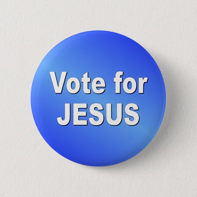 RÖSTA FÖR JESUS KNAPP (Framsida)