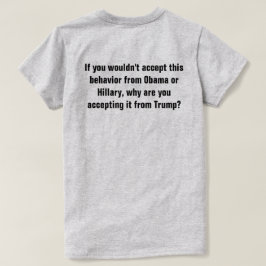 Rösta för kontroll- och balansantitrumpeter t shirt