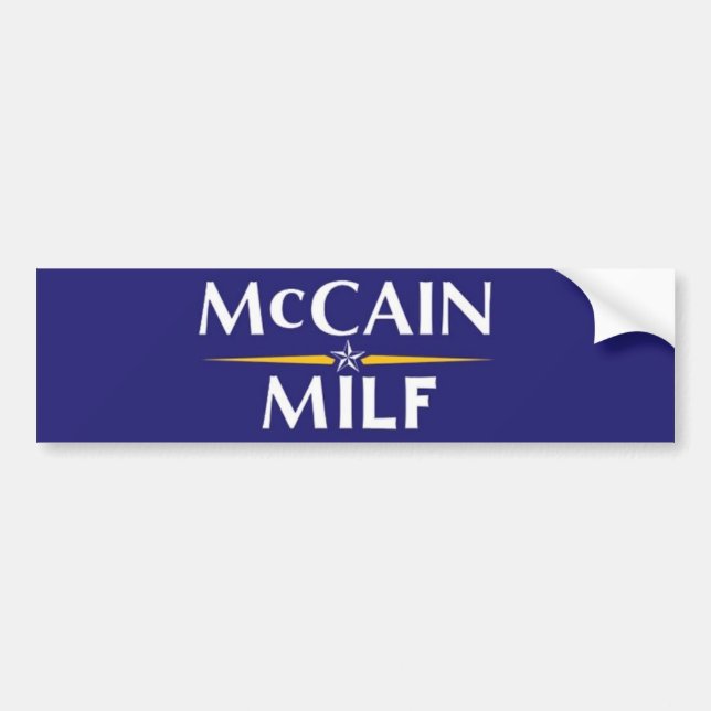 Rösta för McCain i 2008! Bildekal (Framsidan)