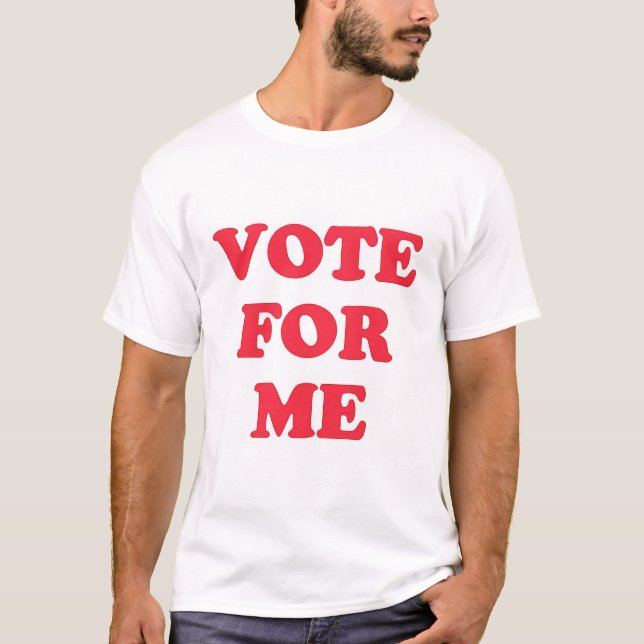 Rösta för mig tee shirt (Framsida)