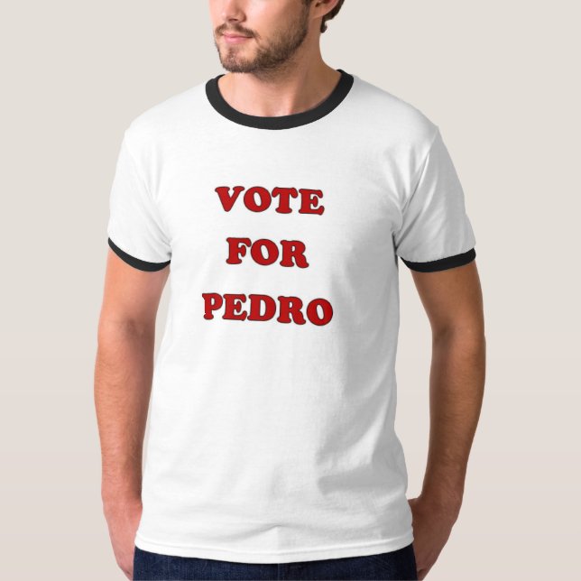 Rösta för Pedro Tee (Framsida)