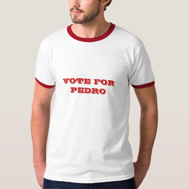 RÖSTA FÖR PEDRO TEE (Framsida)