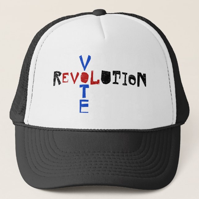 Rösta för revolution truckerkeps (Framsida)