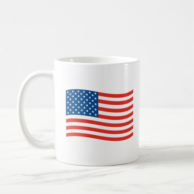 Rösta för trumman är Tyranny Välj demokrati Kaffemugg (Vänster)