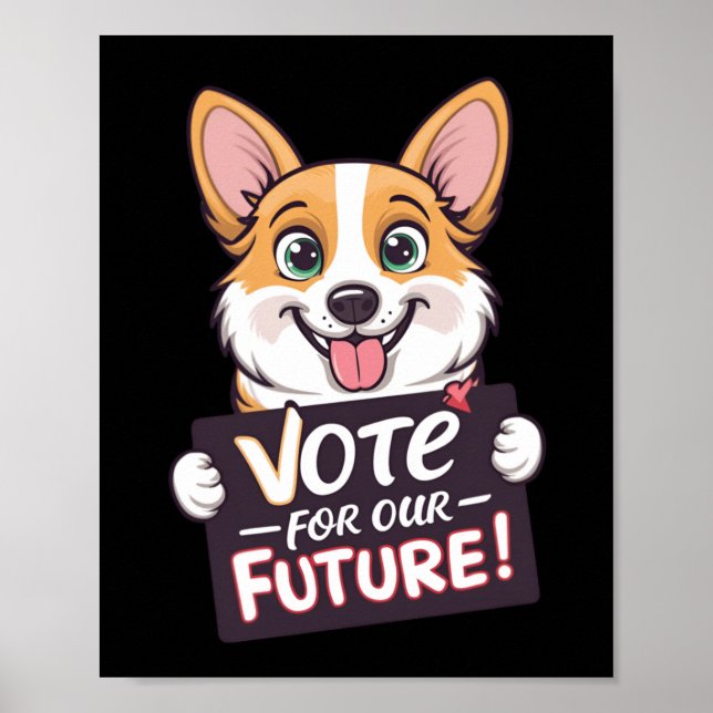 Rösta för vår framtida märkning poster (Framsidan)