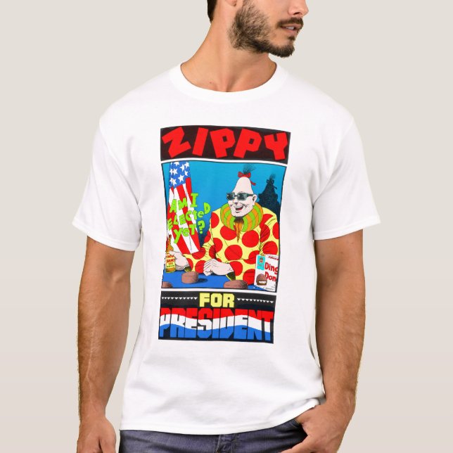 Rösta för Zippy T-shirt (Framsida)
