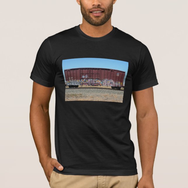Rosta frakttåg med grafitti tee (Framsida)