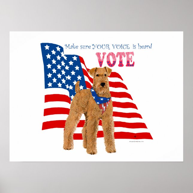 Rösta fram VOTE Poster (Framsidan)