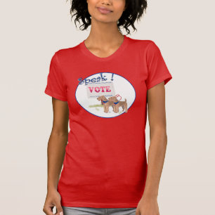 Rösta framåt t-shirt