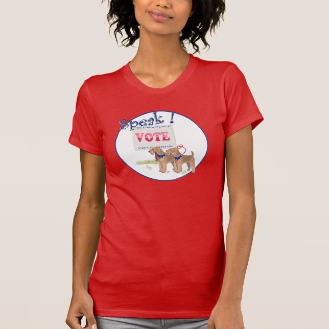 Rösta framåt t-shirt (Framsida)