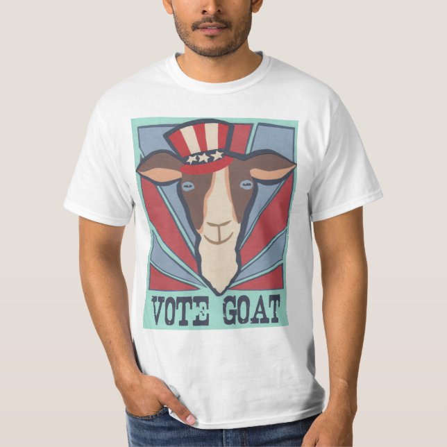 Rösta geten! tee (Framsida)