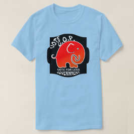 Rösta GOP för mindre regering (Manar-Shirt) T-shirt