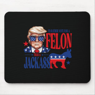 Rösta hellre för en felon än Jackens supporttrump Musmatta