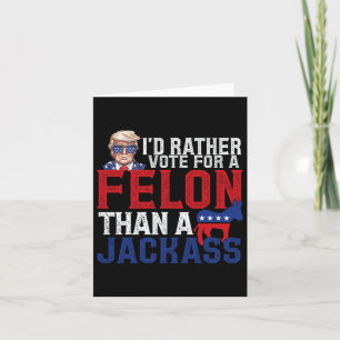 Rösta hellre för en filon än en Jack Trump America Kort