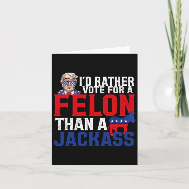 Rösta hellre för en filon än en Jack-trumpfälla Kort (Framsida)