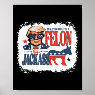 Rösta hellre för Felon än för en Jack-slump Sayi Poster
