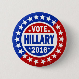 Rösta Hillary 2016 Knapp