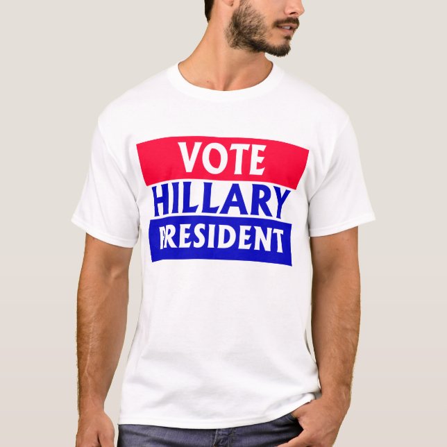 Rösta Hillary Tee (Framsida)