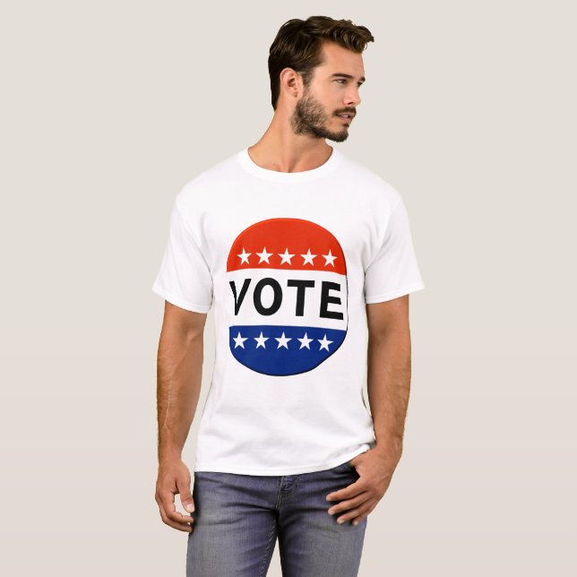 Rösta i mellanårsvalet 2026 tee shirt (Hel framsida)