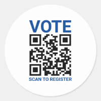 Rösta igenom QR-kod för att registrera anpassnings