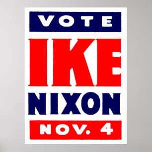 Rösta Ike, Nixon i 1952 Poster