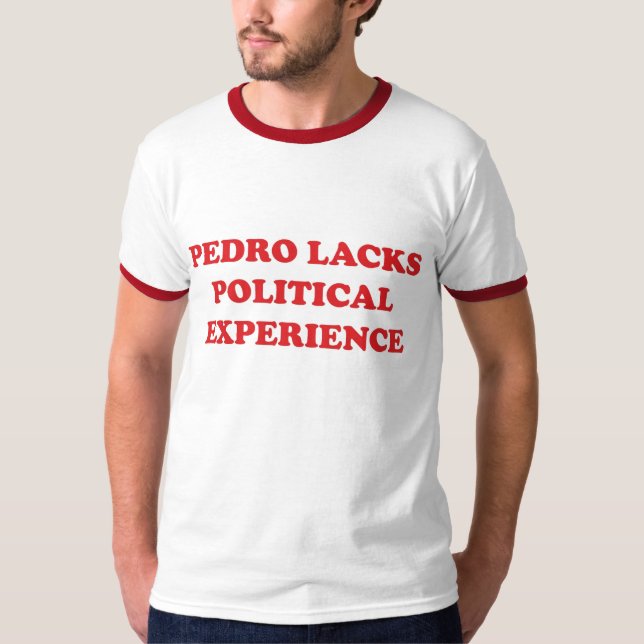 Rösta inte för Pedro T-shirt (Framsida)