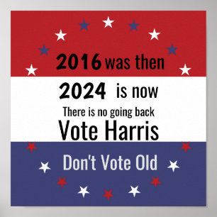 Rösta inte gammal Vote Harris v3 Poster