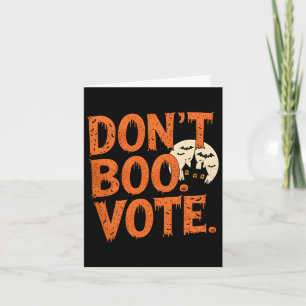 Rösta inte Halloween-kostym för pojkar män barn Kort