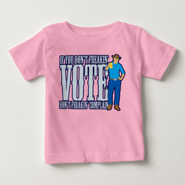 Rösta inte klaga t shirt (Framsida)