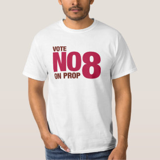 Rösta inte på Kalifornien proposition 8 Tee