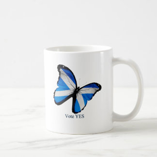 Rösta ja för skotsk självständighet kaffemugg
