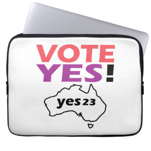 Rösta Ja På De Infödda Australiens Röst Laptop Fodral