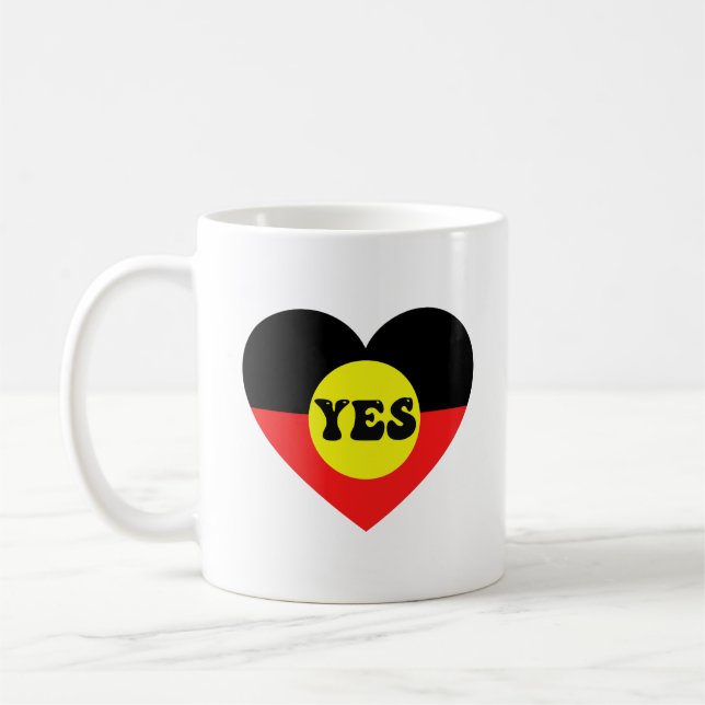 Rösta Ja på The Voice - urfolksröst Kaffemugg (Vänster)