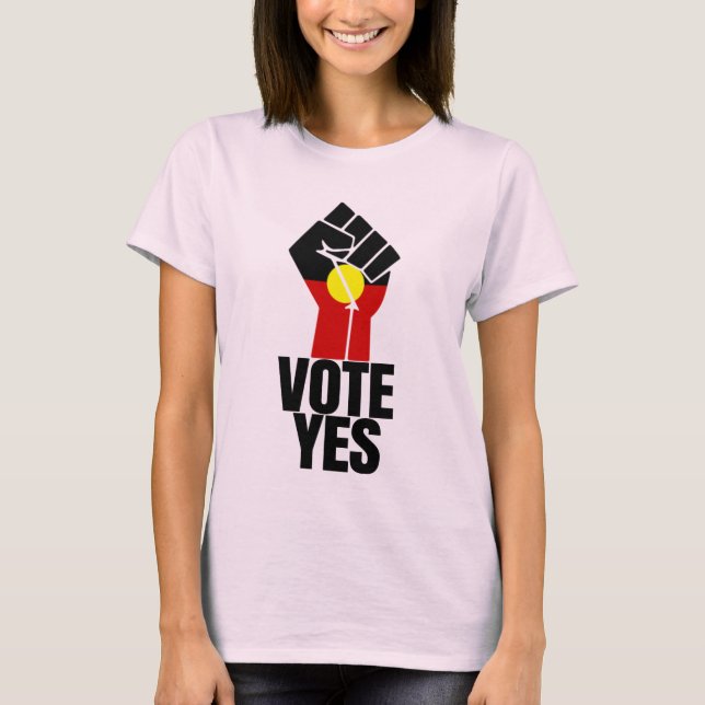 Rösta ja till rösten - Rösta ja Australien T Shirt (Framsida)