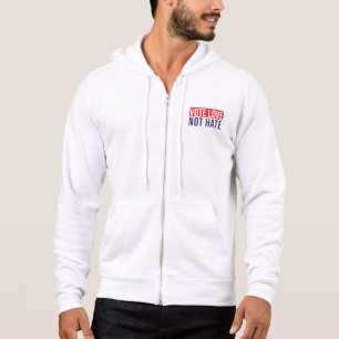 Rösta kärlek, inte hata hoodie t shirt