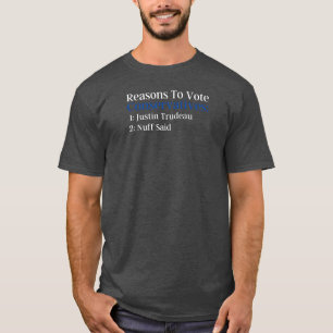 Rösta Konservativet Kanadensiska Politiskt humor T Shirt