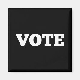 Rösta magnet med svart bakgrund