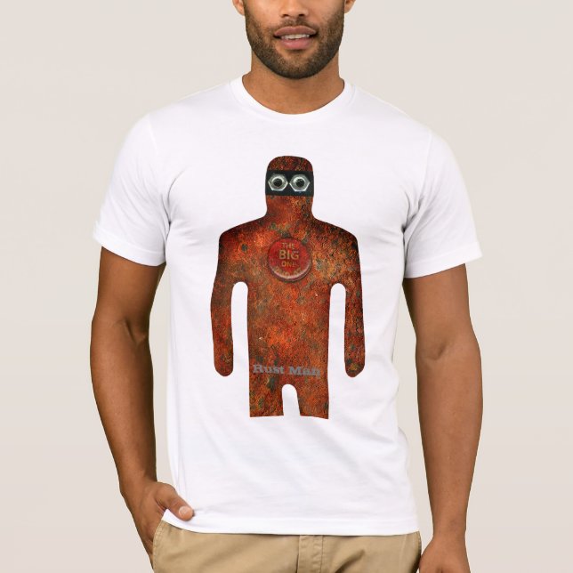 Rosta manen - den roliga skamfilade toppna hjälten tee shirt (Framsida)