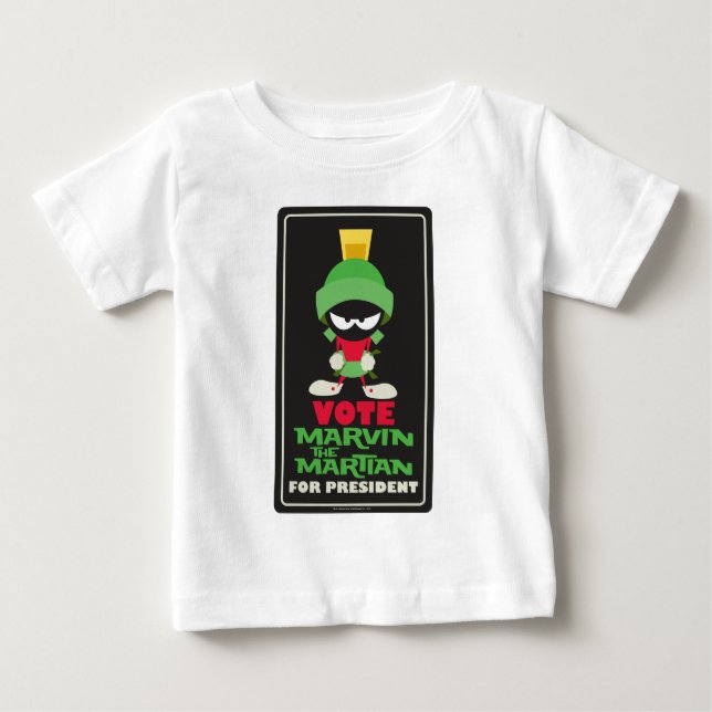 Rösta MARVIN MARTIAN™ för talmannen T Shirt (Framsida)