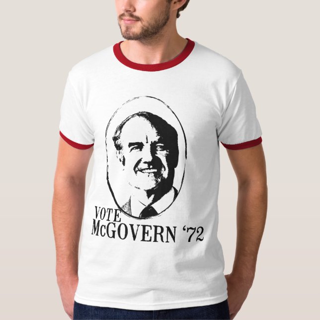 Rösta McGovern '72 T Shirt (Framsida)
