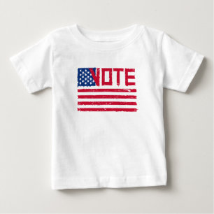Rösta med röstning med USA:s Flagga T Shirt