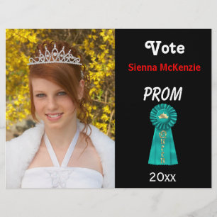 Rösta mig för Prom Queen (Aqua) Reklamblad
